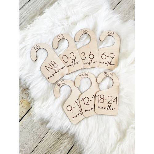 Baby Nursery Closet Dividers Clothes Divider Size Markers - Etsy