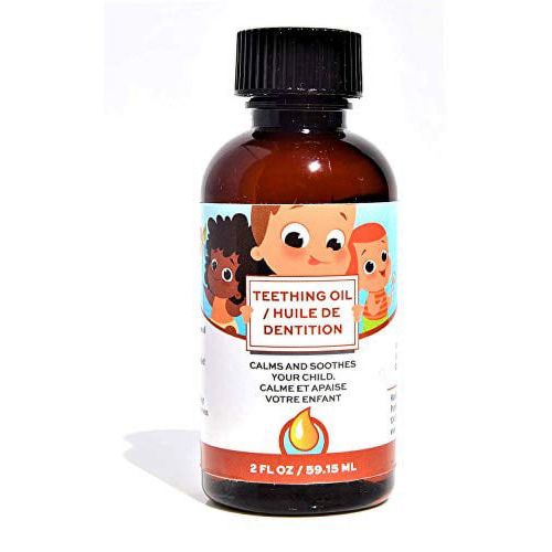 Punkin Butt Teething Oil - 2 oz - 100% Natural Teething Relief for Babies - Proprietary Blend Includes Chamomile, Sunflower, Peppermint, and Clove Oil - Baby Teething Relief With No Added Chemicals