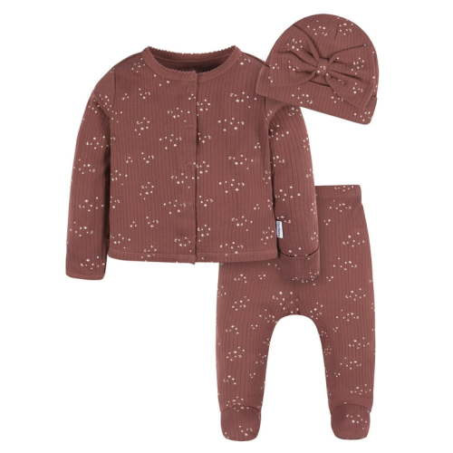 Gerber Baby Boy or Girl Unisex Take Me Home Set, 3-Piece, Sizes Preemie - 3/6 Months