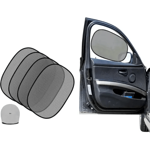 Mr. Pen- Car Shades for Side Windows, 14"×21", 4 Pack, Car Window Shade for Baby, Cling Sunshade for Car Window, Car Shades for Side Windows Baby, Sunshades for Car, Baby Window Shades for Car