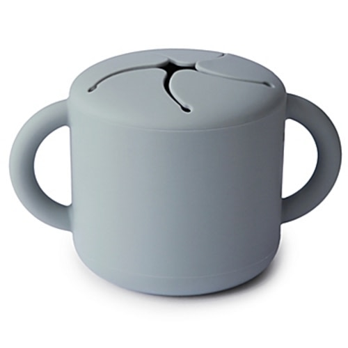 Mushie Silicone Snack Cup in StoneMushie Silicone Snack Cup in Stone