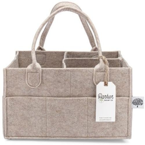 Parker Baby Co. Felt Diaper Caddy Regular - Sage Green