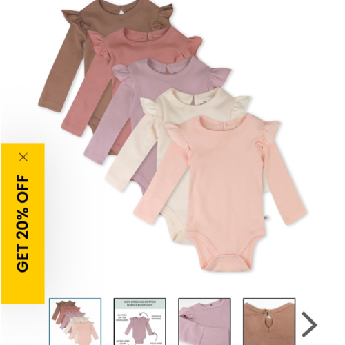 5-Pack Organic Cotton Long Sleeve Bodysuits | Honest Baby Clothing