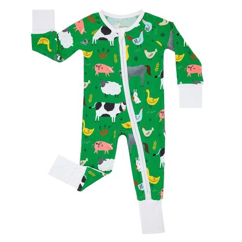 Little Sleepies Pajamas for Baby Boys & Girls, Viscose from Bamboo Baby Pajamas, Snug Baby Sleeper, Toddler PJs, 2-Way Zipper