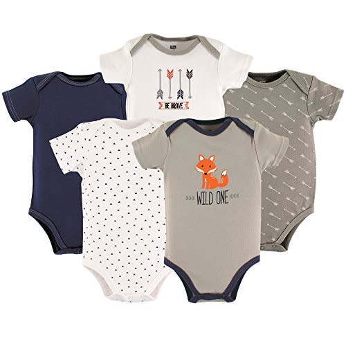 Hudson Baby Baby Boy's Cotton Bodysuits