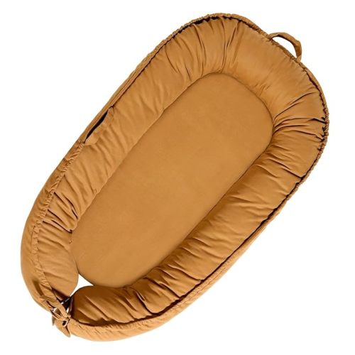 Baby Lounger - Baby Lounger Pillow for Newborn 0-24 Months, Infant Lounger with Soft Breathable Cotton Cover, Lightweight Portable Baby Nest for Tummy, Co Sleeping or Travel