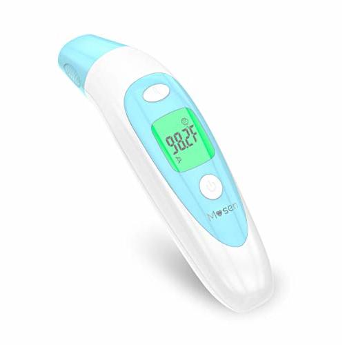 Mosen Baby Thermometer, Thermometer for Fever Ear and Forehead, Kid and Adult Thermometer,4 Modes Digital Medical Infrared Thermometro for Body, Surface and Room