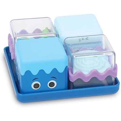 Learning Resources Cool Down Cubes Sensory Fidget Set for Kids Ages 4+, Social Emotional Learning Toys for Kids,Calm Down Corner,Stocking Stuffers for Kids