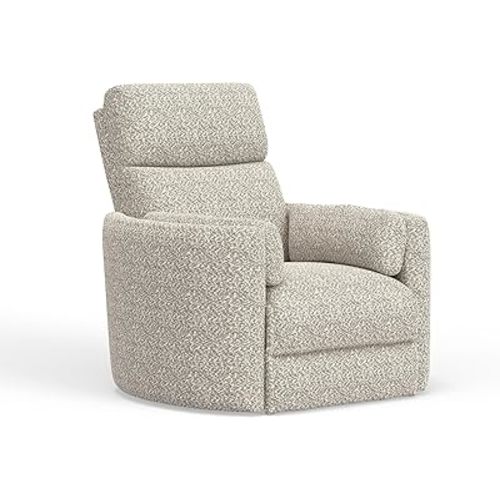 Radius - Tatum River Rock Power Swivel Glider Recliner for Adults with USB and Type-C Ports, Single Sofa Chair for Living Room