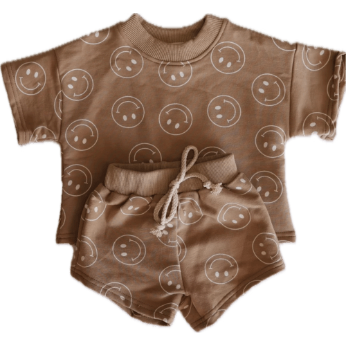 Short Set | Just Smile Tan