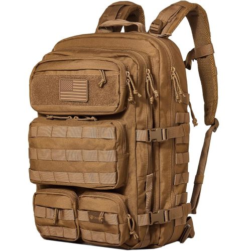 Falko Tactical Backpack 50L, 2.4x Stronger, Large Military Molle Rucksack, Heavy Duty, Work and Outdoors