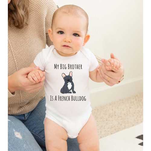 French Bulldog Baby Onesie®, new born baby clothes, baby shower gift, cute dog baby bodysuit, gift for new baby