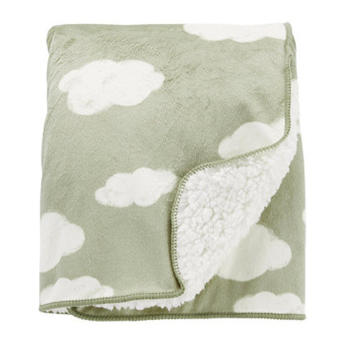 Baby Boys Clouds Plush Blanket