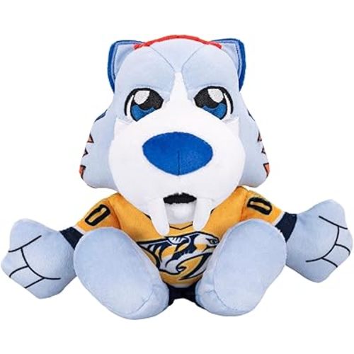 Bleacher Creatures Nashville Predators Gnash 8" NHL Kuricha Mascot Sitting Plush - Soft Chibi Inspired Mascot