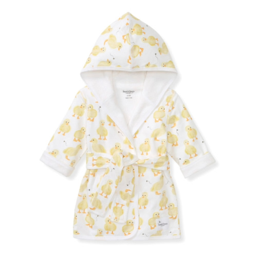 Organic Cotton Knit Terry Hooded Robe - Little Ducks