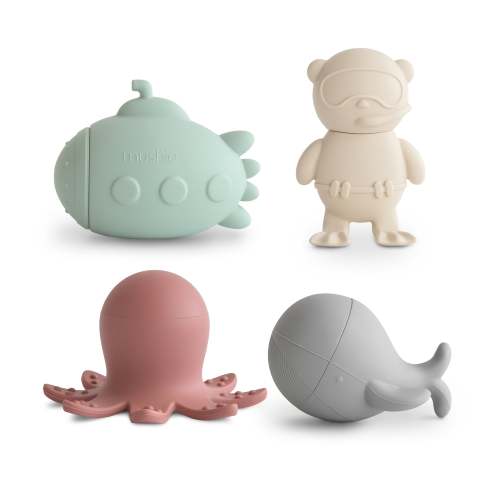 Sealife Mold-Free Bath Toy Set – Soft Silicone