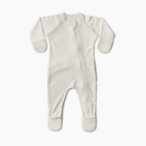 Goumi Kids Organic Sleep and Play Footie - Cloud, 3-6 Months