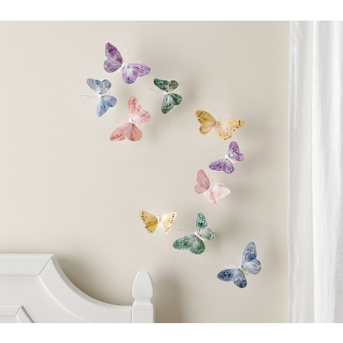Feather Butterfly Stick Ons