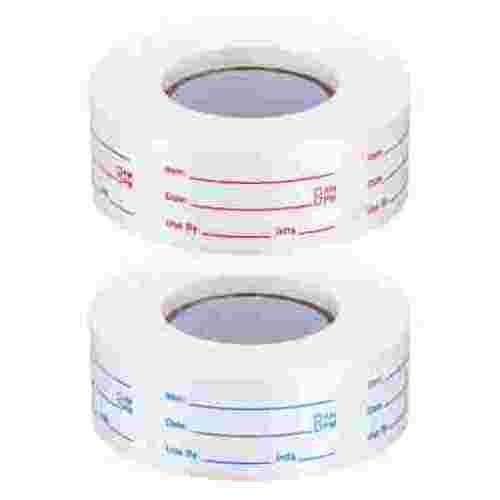 sixwipe 2 Rolls 1000 Pcs Removable Food Stickers, 1 x 2 Inch Food Freezer Lables Reminder Food Storage Labels Prep Canning Labels for Jars, Pantry and Meal Containers