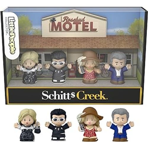 Little People Collector Schitt’s Creek Special Edition Set in a Display Box for Adults & Fans, 4 Figures (Amazon Exclusive)