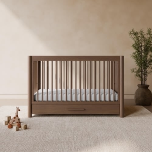 Storkcraft Malta 5-in-1 Convertible Crib with Storage Drawer