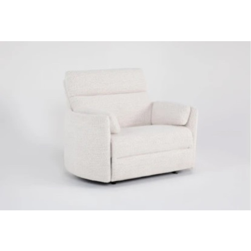 Rayna Snow Power Glider | White Recliners Designed for Home and Office Comfort | Living Spaces
