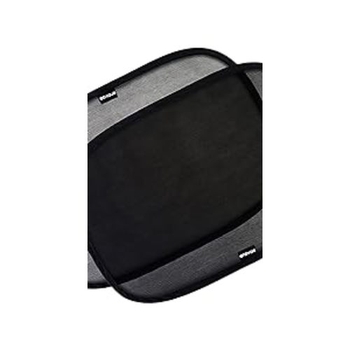 Enovoe Car Window Shades for Baby (21"x14") - 4 Pack - Sun Shade Blocker, Cling Window Cover - Glare Shield and UV Rays Protection for Your Child - Side Window Screens for SUV- Mesh Car Window Shade - Black
