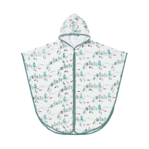 Organic Cotton Hooded Baby Bath Cloak | Nest Designs
