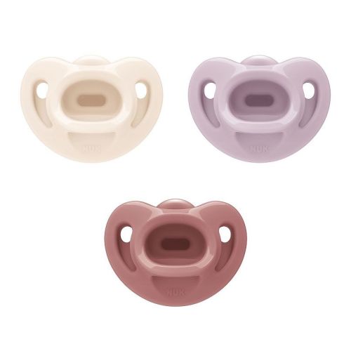 NUK Comfy Orthodontic Pacifiers - 0-6M, 3-Pack