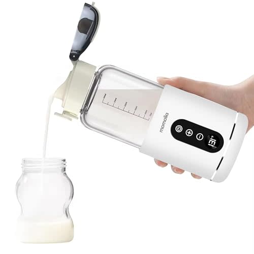 Portable Milk Warmer for Travel, Bottle Warmer for Water, Breastmilk, Baby Formula On The Go, 10 oz, Fast Warming & Precise Temp Control, USB Rechargeable for Travel, Car, Outdoors, 2024 Model (White)