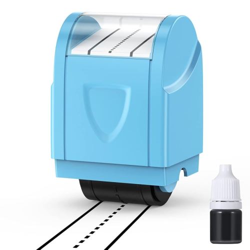 Amazon.com : Dashed Handwriting Lines Practice Roller Stamp Parents and Teachers Roller Self-Inking Line Rolling Stamps Handwriting Practice Tool (Baby Blue) : Office Products
