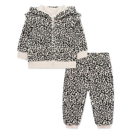 Little Me Clothes for Baby Girls' Hoodie and Pant Set, 12 Months - 4 Toddler