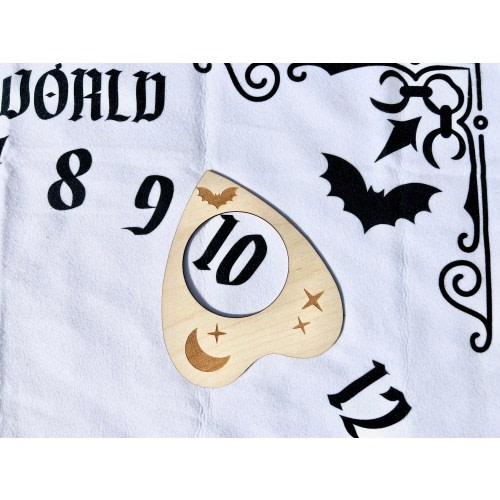 Ouija Planchette Baby Monthly Milestone Markers | Goth Milestone discs | Spooky Baby Photo Prop | Monthly Milestone Discs for Baby