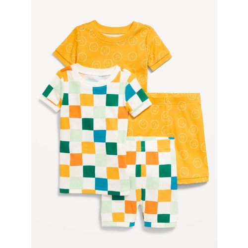 Snug-Fit Printed Pajama 4-Piece Set for Toddler & Baby | Old Navy