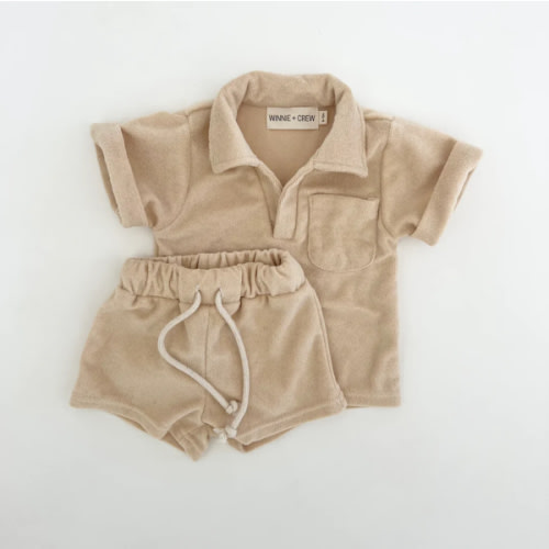 Walker Terry Set in Caramel