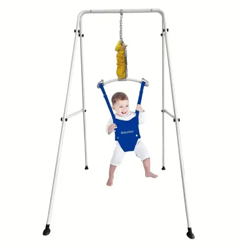 jumper bouncer with stand babies jump toddler infant exercise activity swing adjustable strap seat | temu Temu
