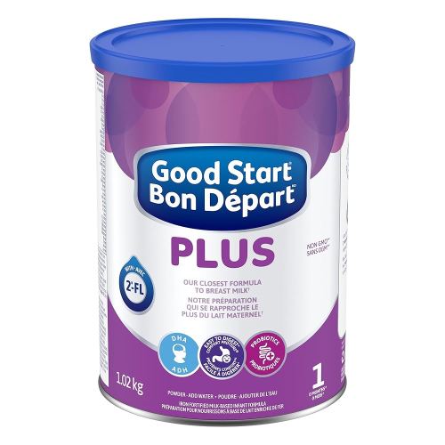 GOOD START PLUS 1 Powder Baby Formula, Easy to Digest, Contains DHA For Brain & Eye Development, Probiotics and 2'-FL, Powder, 1.02kg