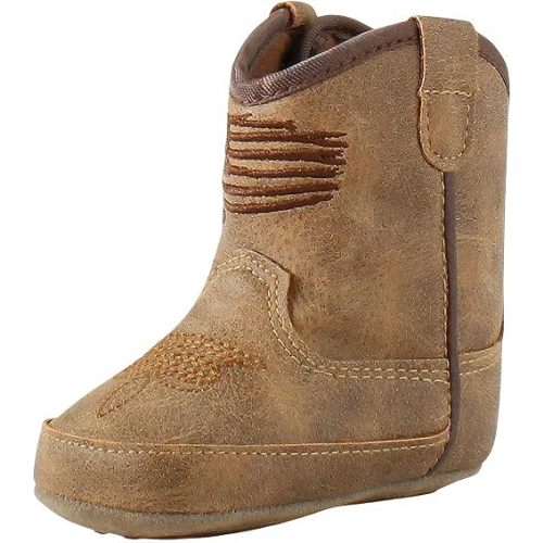 ARIAT Unisex Infant Lil Stompers Baby Boot, Brown (Patriot Anthem), 0