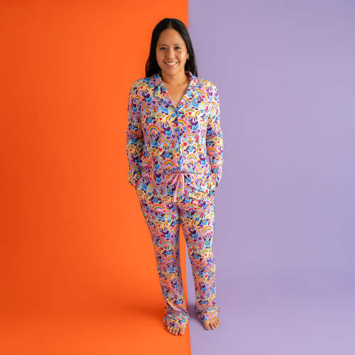 Pink Luxe Womens Pajamas | Lisa Frank® Panda Painter