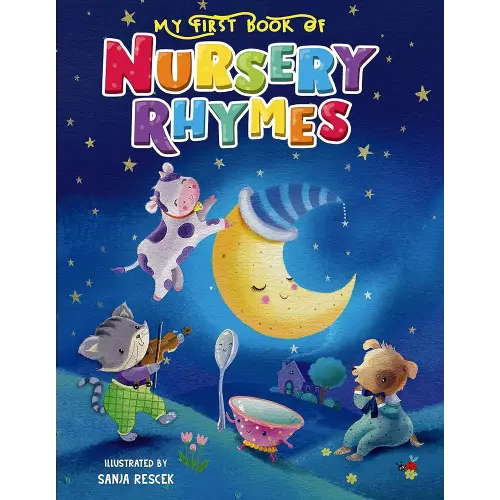My First Book of Nursery Rhymes - Children's Padded Board Book - Classics