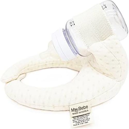 My Bebe Baby Self Feeding Cushion, Baby Self Feeding Pillow, Breast Feeding Pillow, Baby Feeding Bottle Holder, Baby Organic Cotton