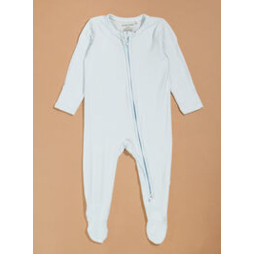 Austin Striped Footie in Blue | Tullabee