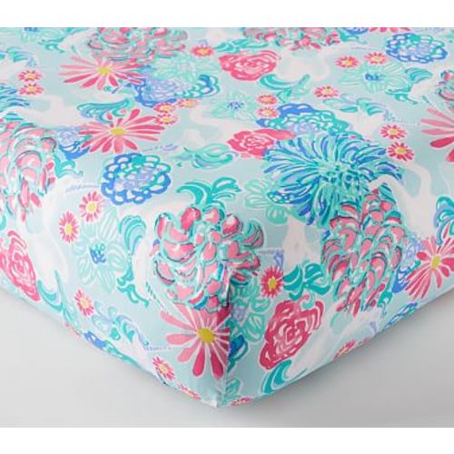 Lilly Pulitzer Unicorns in Bloom Organic Crib Fitted Sheet