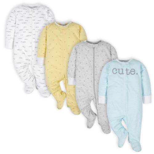 Gerber® 4-Pack Baby Neutral Words Sleep N' Plays– Gerber Childrenswear