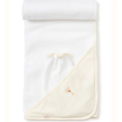 Sophie la girafe Ecru Hooded Towel & Mitt Set