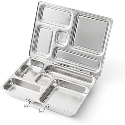 PlanetBox ROVER Classic Stainless Steel Bento Lunch Box with 5 Compartments (P5000N)