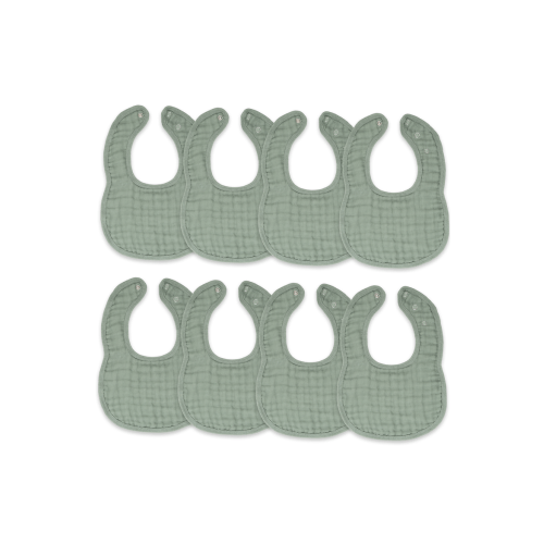 Muslin Bibs - Pack of 8