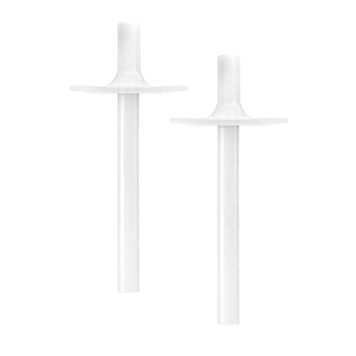 Mason Bottle Silicone Straw Tops, Fits 8 Ounce Regular-Mouth Mason Jars, for All Ages, BPA Free, Non-Toxic, 100% Made in The USA (2 Pack)