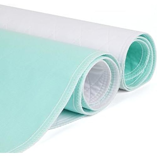 CoolShields Waterproof Bed Pads Incontinence 34'' x 52'' (1 Pack) Washable Reusable Bedwetting Mattress Protector Pad for Kids, Adults, Elderly, and Pets
