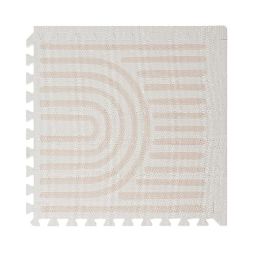 Toddlekind Playmat - Premium Foam Playmat, 4 x 6 feet, 6 Tile Extra Thick Foam Floor Puzzle Mat for Babies/Toddlers Stylish, Non-Toxic, Odorless. Perfect for Tummy Time & Play. 0m+